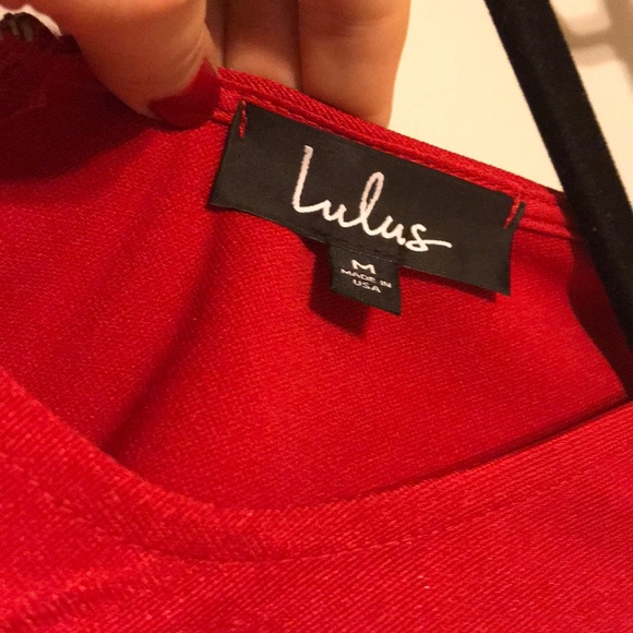 Lulus Red Skater Dress - Picture 4 of 4